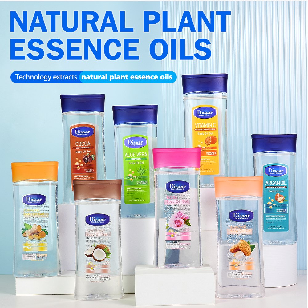 Disaar 100% Natural Almond Body Oil Gel Enhances Skin Elasticity Intensity Moisturizer Glowing Skin Repair Oil Gel Products