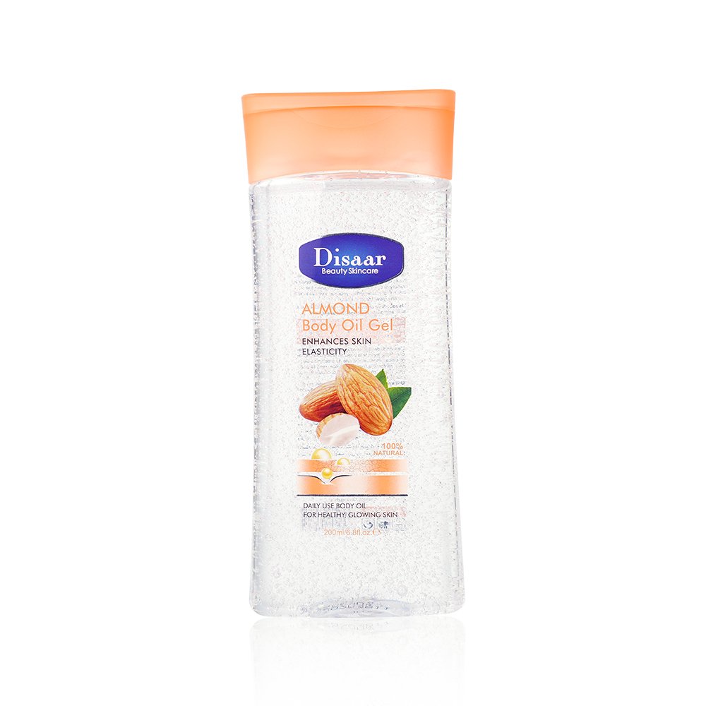 Disaar 100% Natural Almond Body Oil Gel Enhances Skin Elasticity Intensity Moisturizer Glowing Skin Repair Oil Gel Products