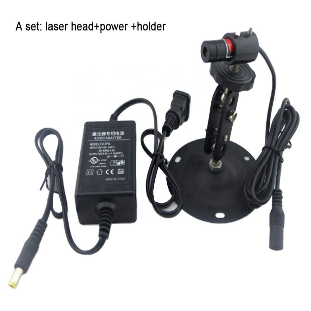 Red laser module adjustable line width cross dot laser head infrared