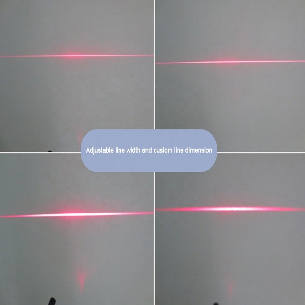 Red laser module adjustable line width cross dot laser head infrared