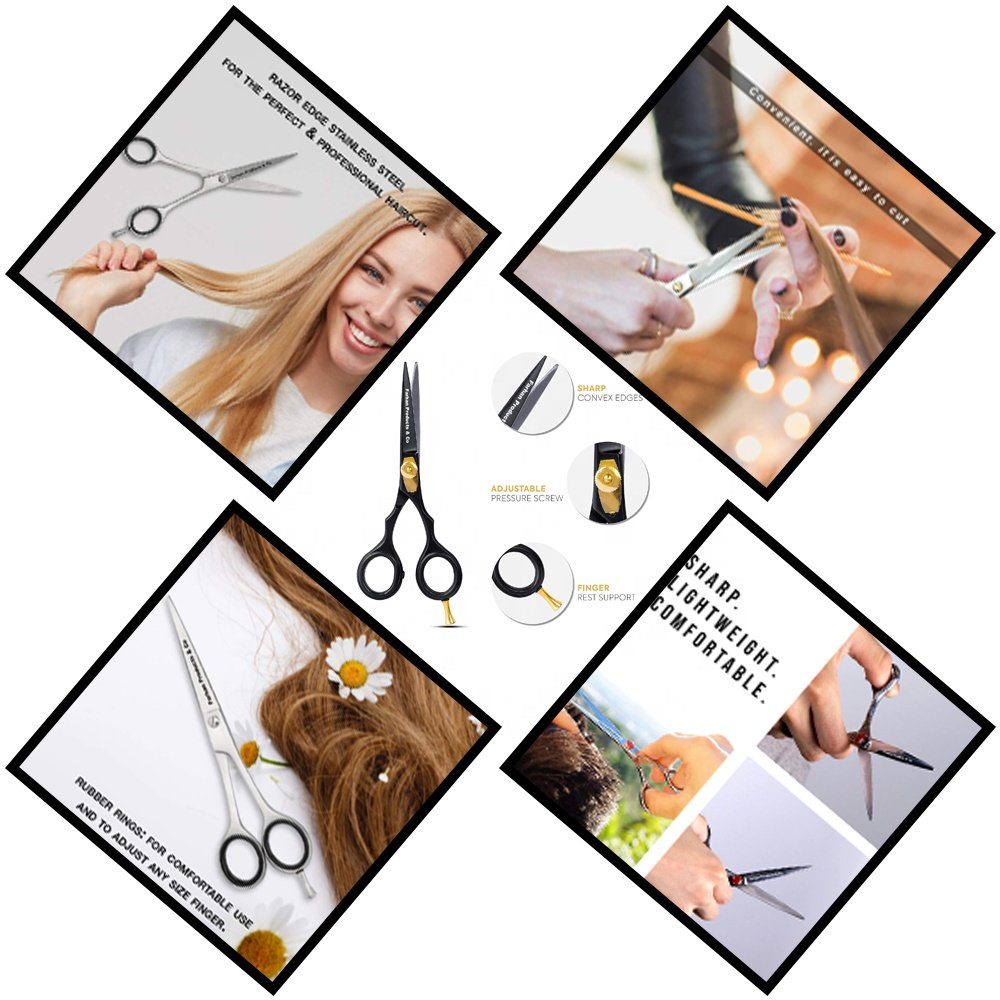 Professional Barber Hair Cut Cutting Scissors Hairdressing tijeras para el peluqueros profecional tijeras de barbero peluqueria