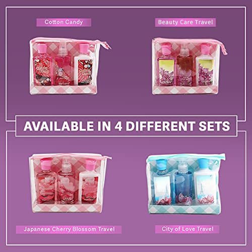 Body Care Travel Set Body Lotion Shower Gel And Fragrance Mist Personal Care Products