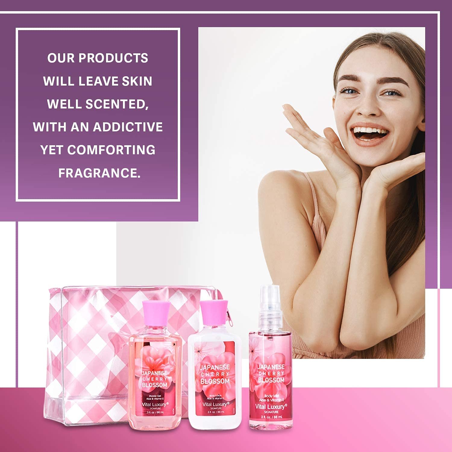 Body Care Travel Set Body Lotion Shower Gel And Fragrance Mist Personal Care Products