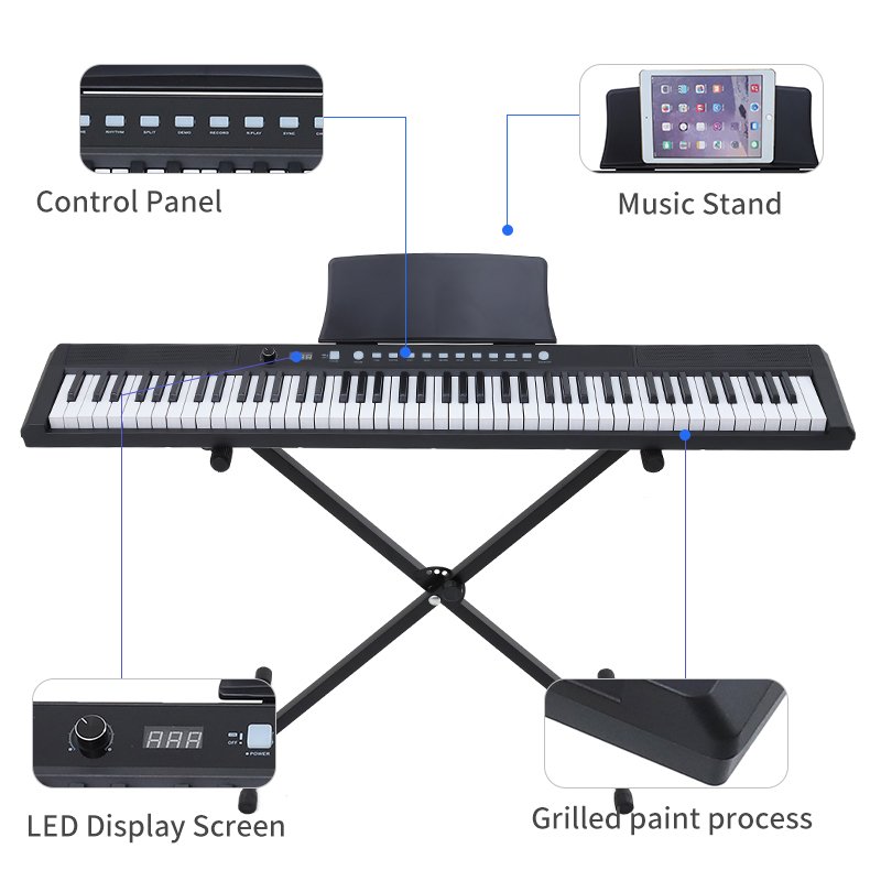 Top Selling Products 2024 Electric Keyboard Musical Instruments Organ Keyboard Instruments piano eléctrico