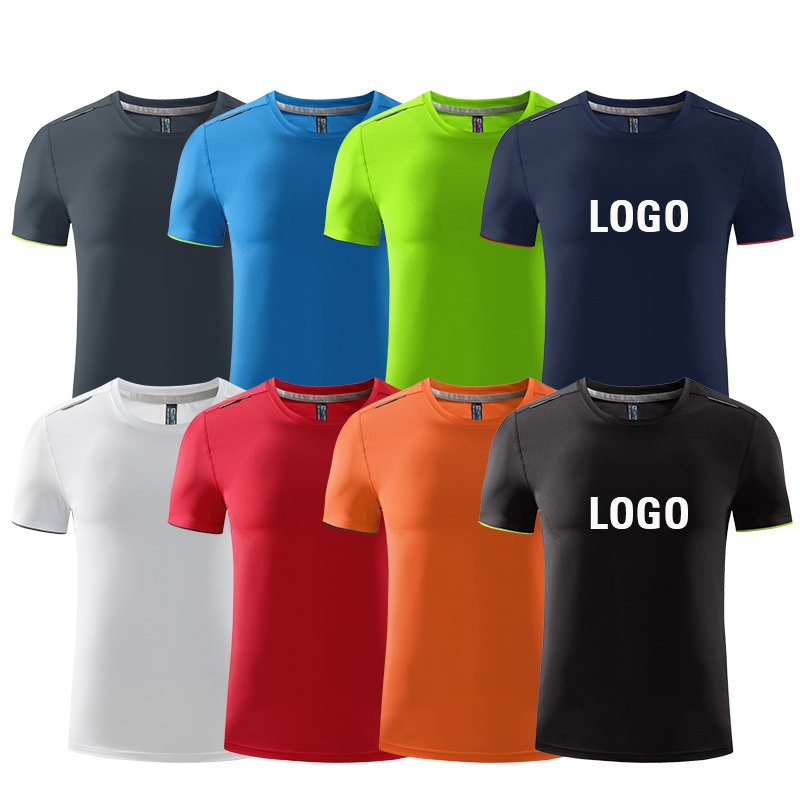 R249 2024 Spandex Polyester sports youth slim gym microfibre t shirt branded drifit tshirt custom for men