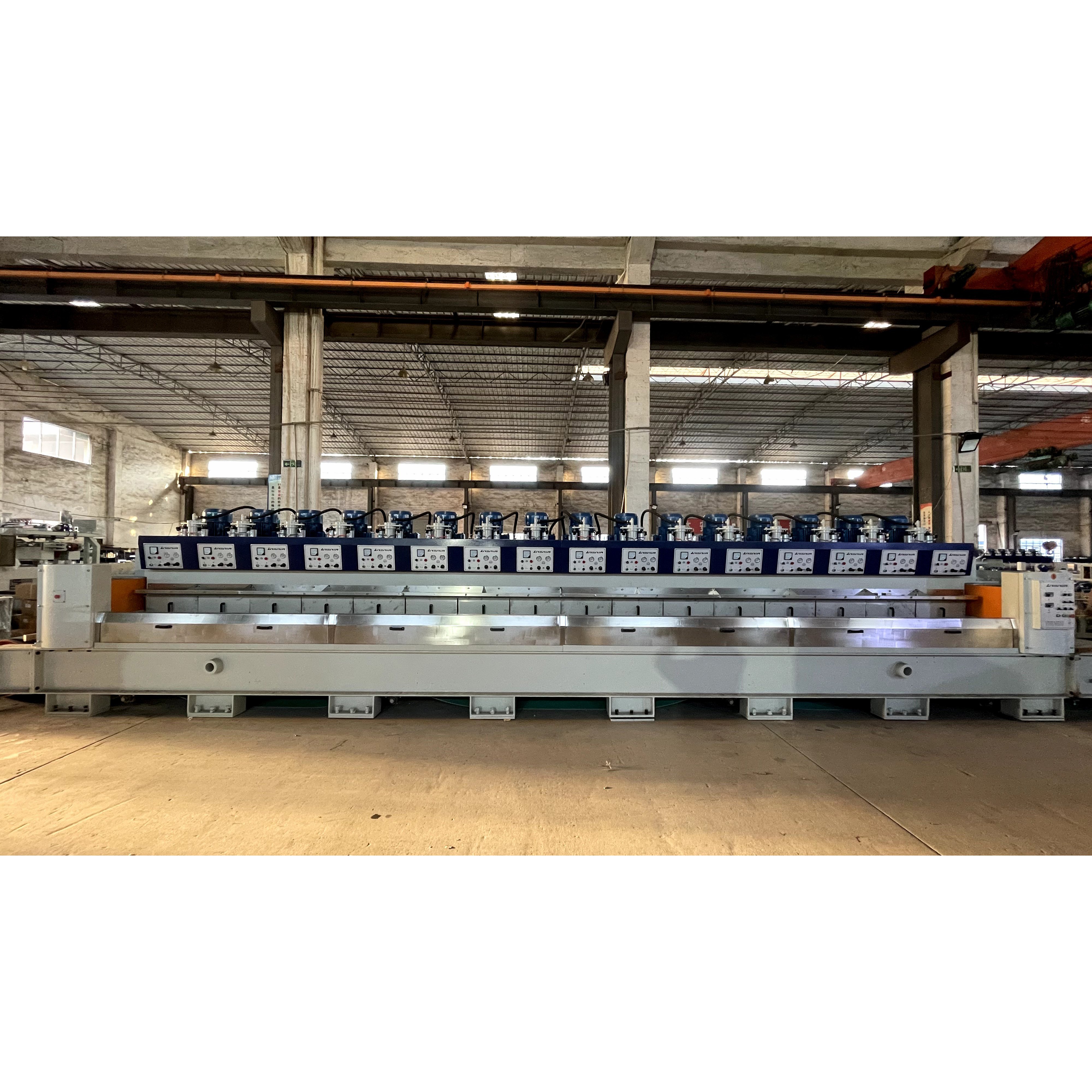 Basair Line Polishing Machine For Porcelain Slab Tile Production Same Like BMR, KEDA Machine