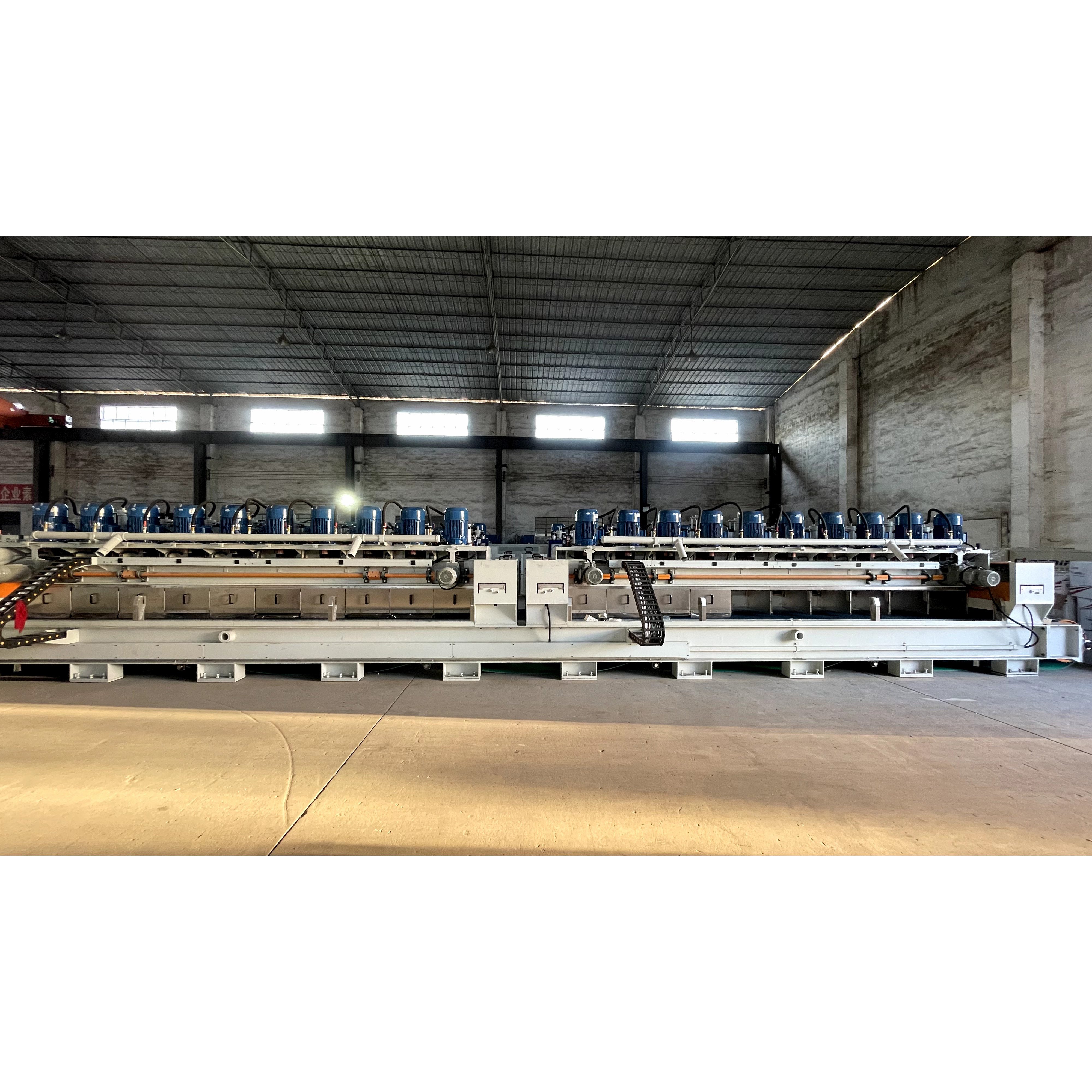 Basair Line Polishing Machine For Porcelain Slab Tile Production Same Like BMR, KEDA Machine