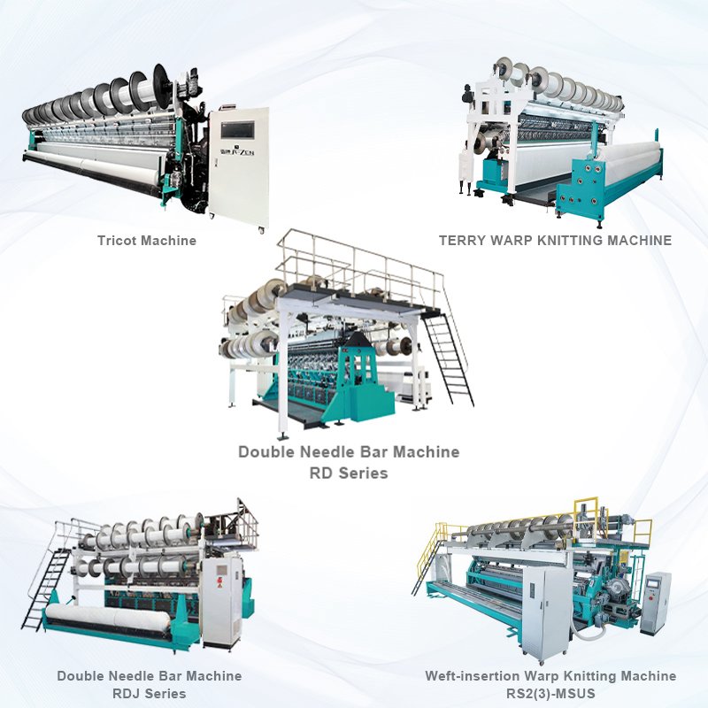 A-ZEN Yarn Let-off EBC warp knitting machine for 3d mesh 2-8mm knock-over Distance EL Drive
