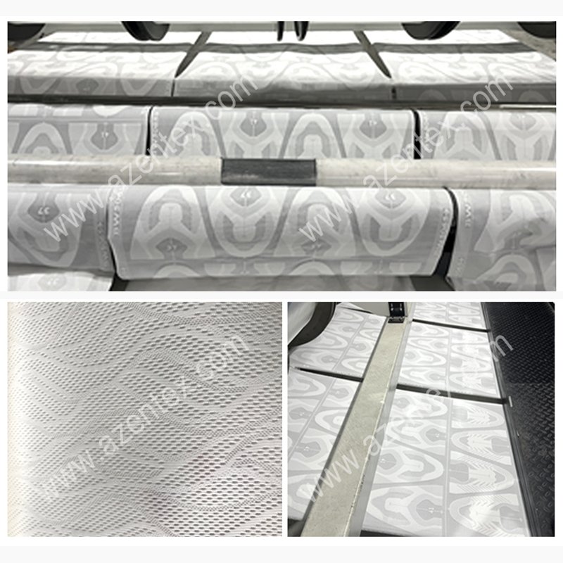 A-ZEN Yarn Let-off EBC warp knitting machine for 3d mesh 2-8mm knock-over Distance EL Drive
