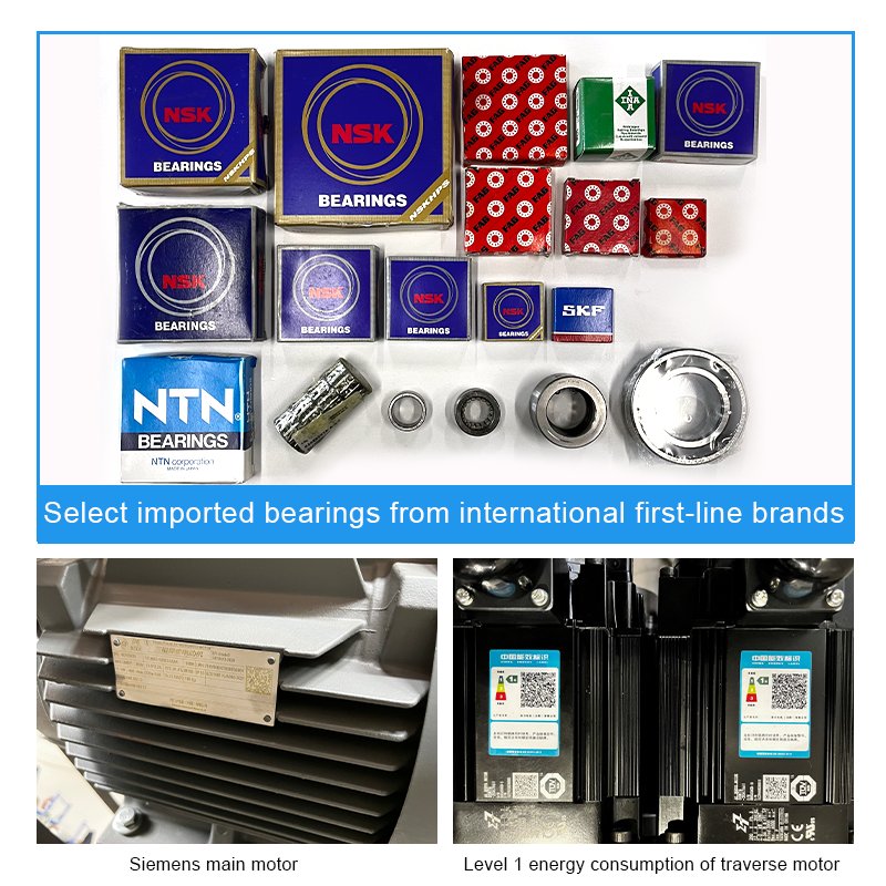 A-ZEN Yarn Let-off EBC warp knitting machine for 3d mesh 2-8mm knock-over Distance EL Drive