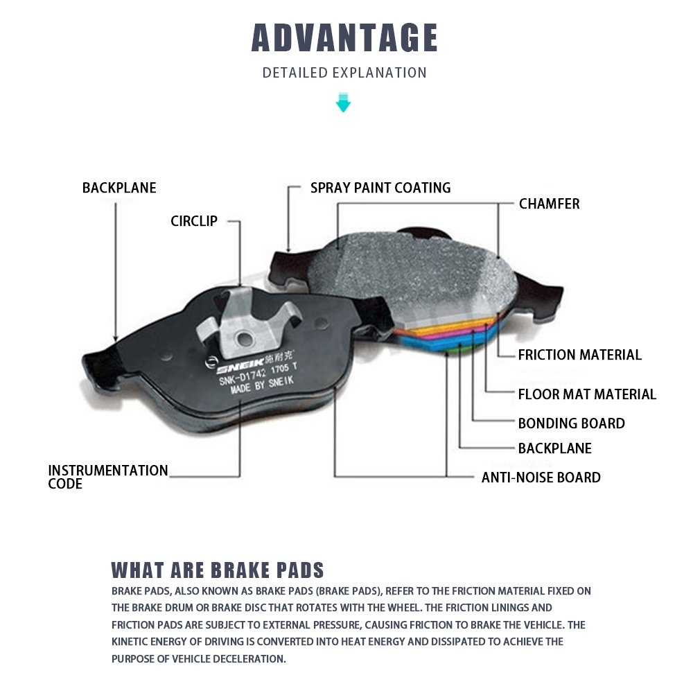 Best Quality Brake Pads Front Wholesale Product - Car Parts-Accessories-Brake Pads Wholesale MDB82554