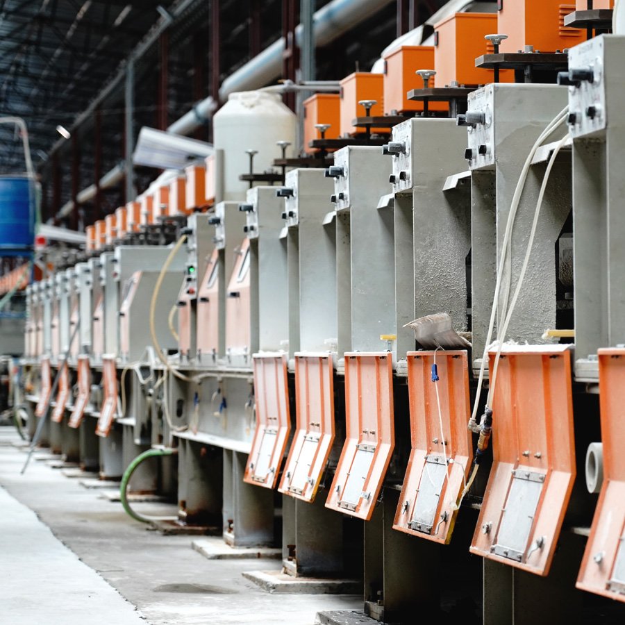 Basair Line Polishing Machine Used For Porcelain Slab Tile Production Same Like KEDA Machine