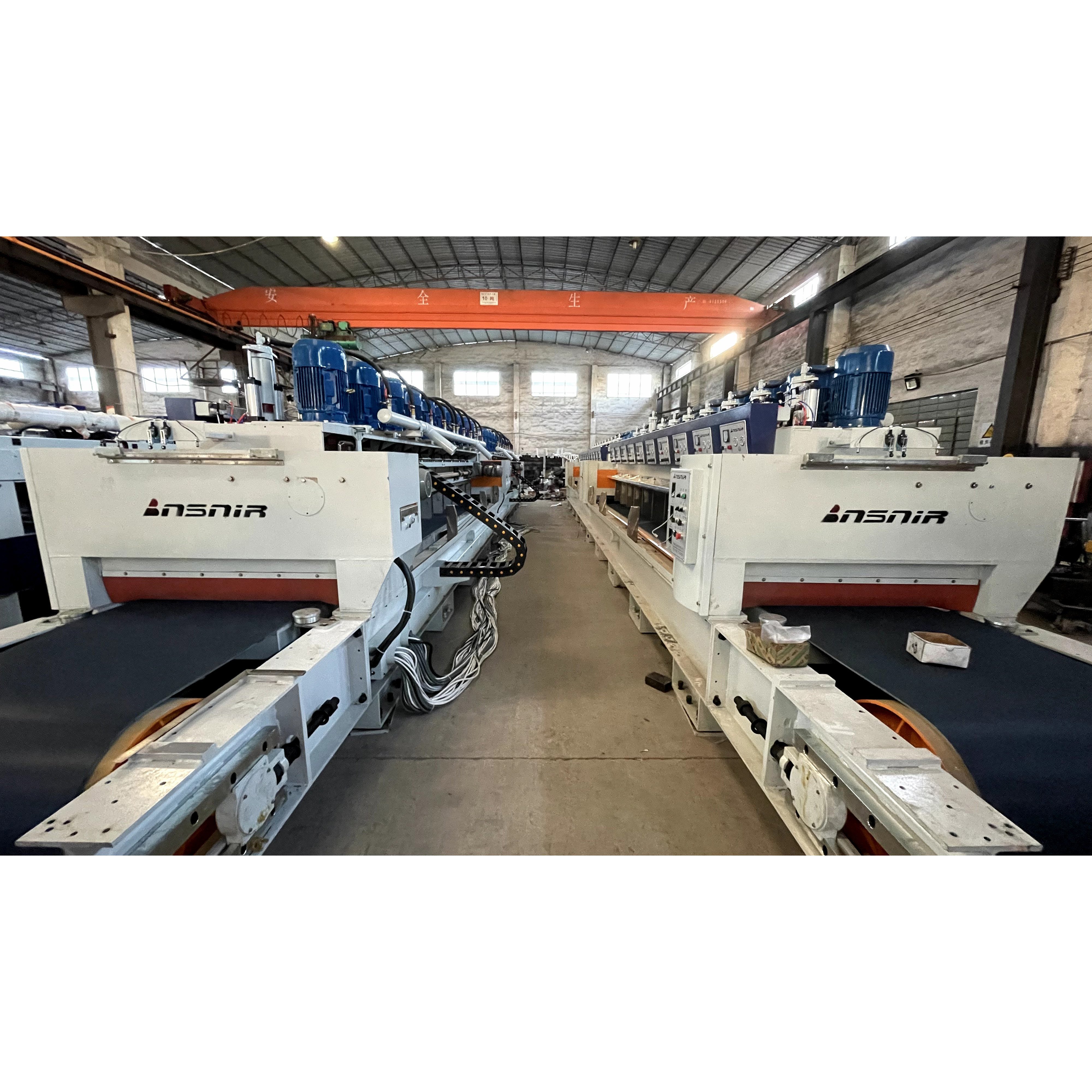 Basair Line Polishing Machine Used For Porcelain Tile Production Same Like KEDA Machine