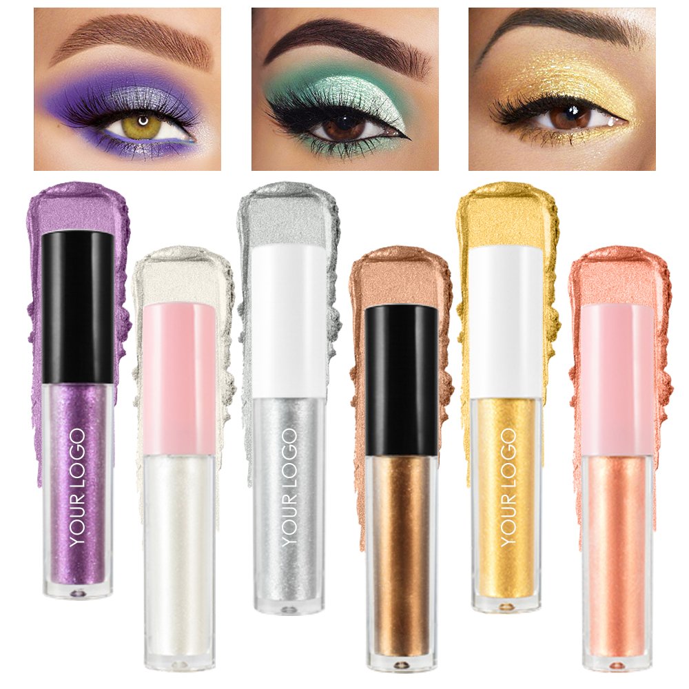 16 Colors Liquid Eyeshadow Wholesale Beauty Product Makeup Glitter Single Eyeshadow Best Eyeshadow Custom