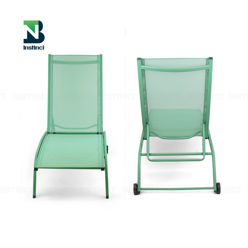INSTNCT Resort hotel furniture aluminum modern sunbed pool chair sun lounger patio