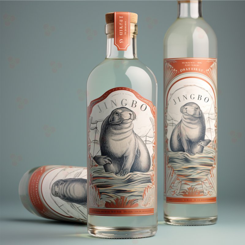 Jingbo Fabricante Nuevo Design 500ml 700ml 750ml Botella De Vidrio Para El Vodka Tequila Whisky
