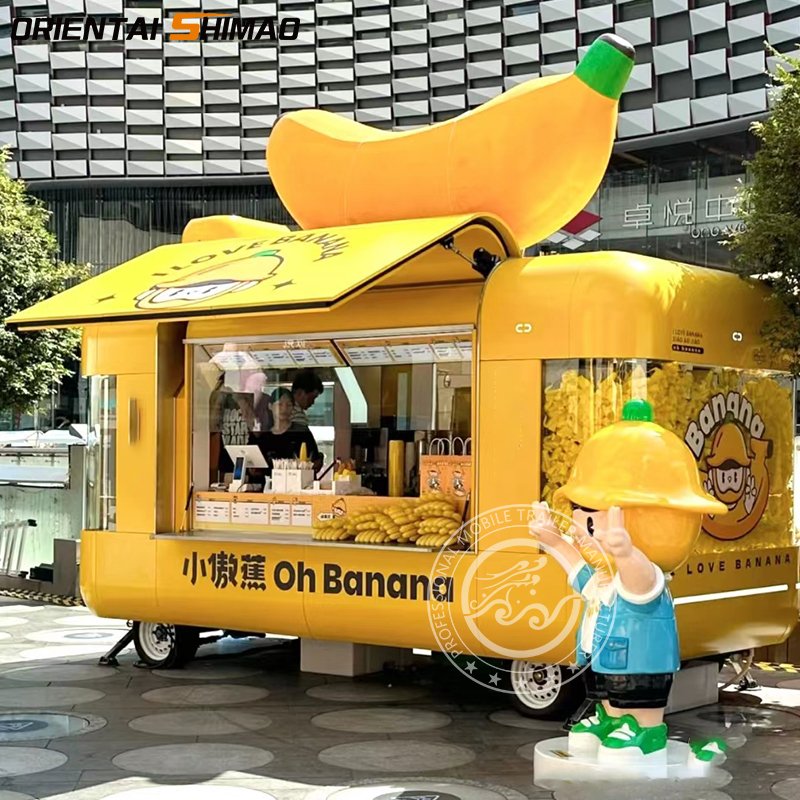 Food Carts Juice Mobile Bar Hot Dog Ice Cream Coffee Truck Airstream Truck Trailer with Fully Equipped