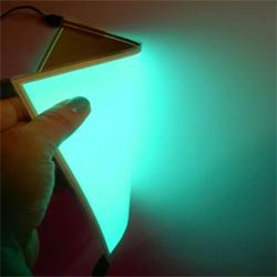 EL backlight flashing light poster advertising display light up el animated panel soft backlight panel