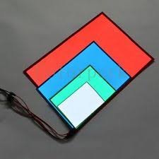 EL backlight flashing light poster advertising display light up el animated panel soft backlight panel