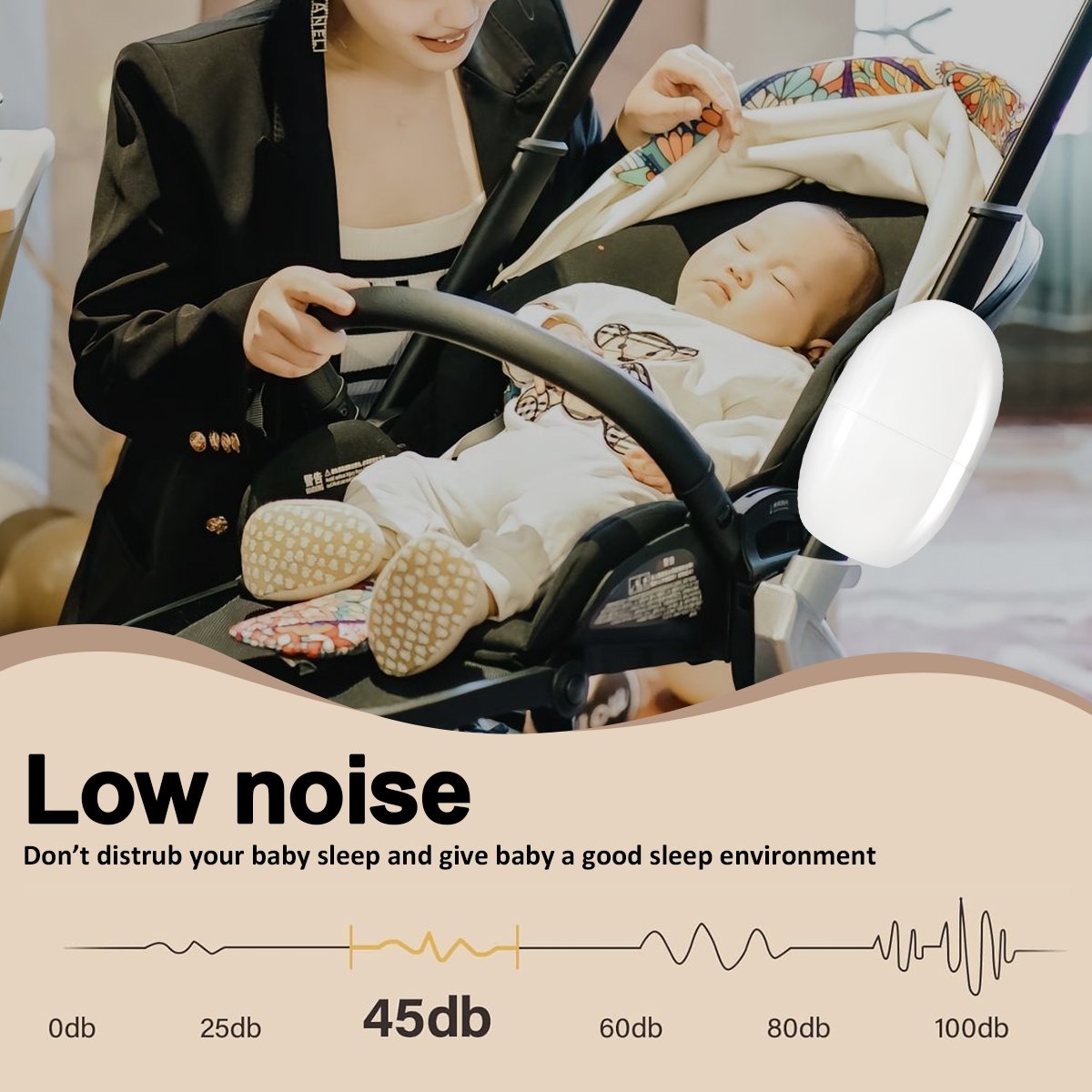 Baby Products Hot Selling 2024 Baby Stroller Rocker Electric Automatic Swing Stroller for Babies Productos Para de Bebes