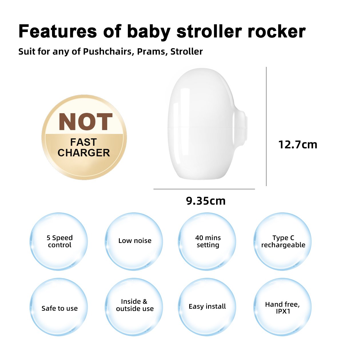 Baby Products Hot Selling 2024 Baby Stroller Rocker Electric Automatic Swing Stroller for Babies Productos Para de Bebes