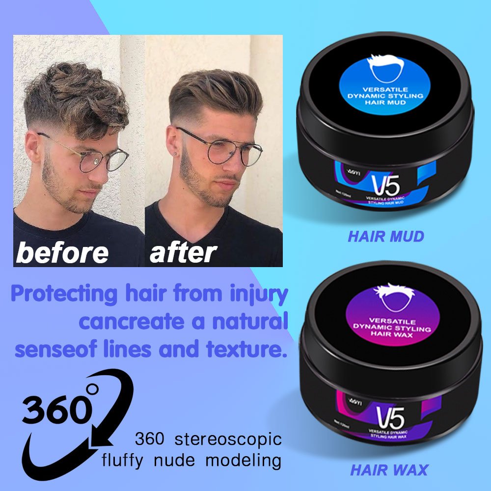 Professional Manufacturer Hair Styling Products Private Label OEM Matte Hair Mud Pomade Mousse Gel Water Elastin for Men