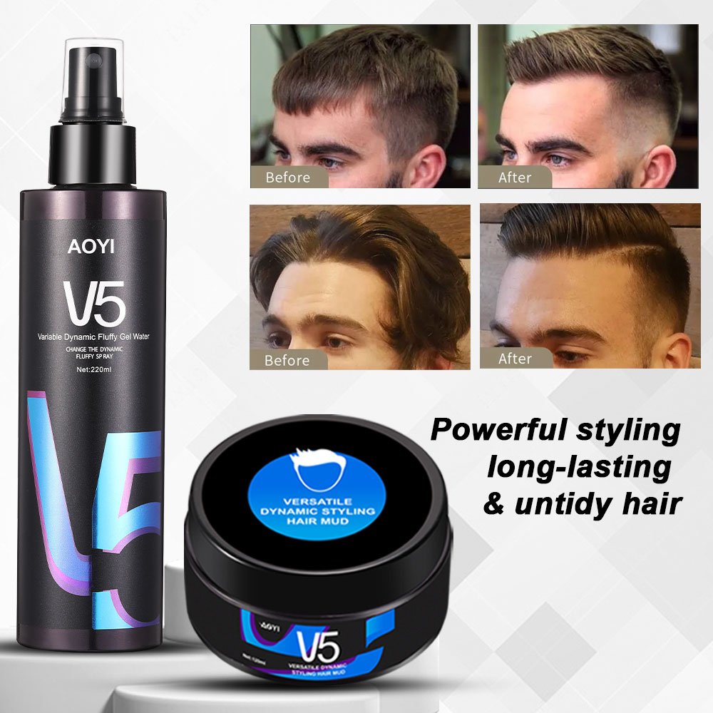 Professional Manufacturer Hair Styling Products Private Label OEM Matte Hair Mud Pomade Mousse Gel Water Elastin for Men