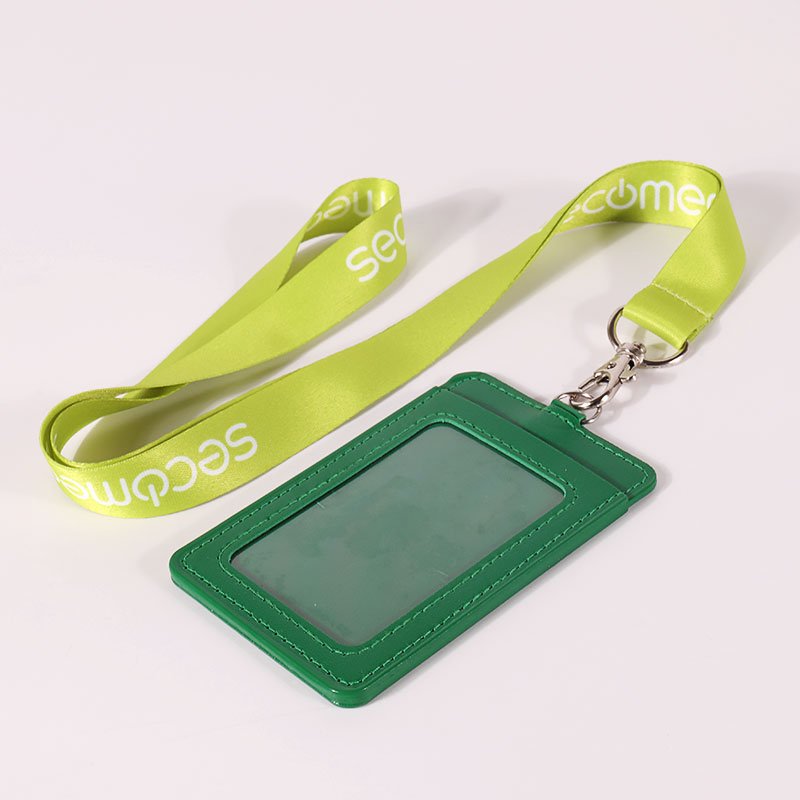 Special designer luxury blank printing single green custom neck lanyard
