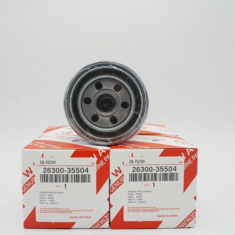 Manufacture Wholesale Oil Car Filter 26300-35054 26300-35501 2630035500 W811/80 26300-02500