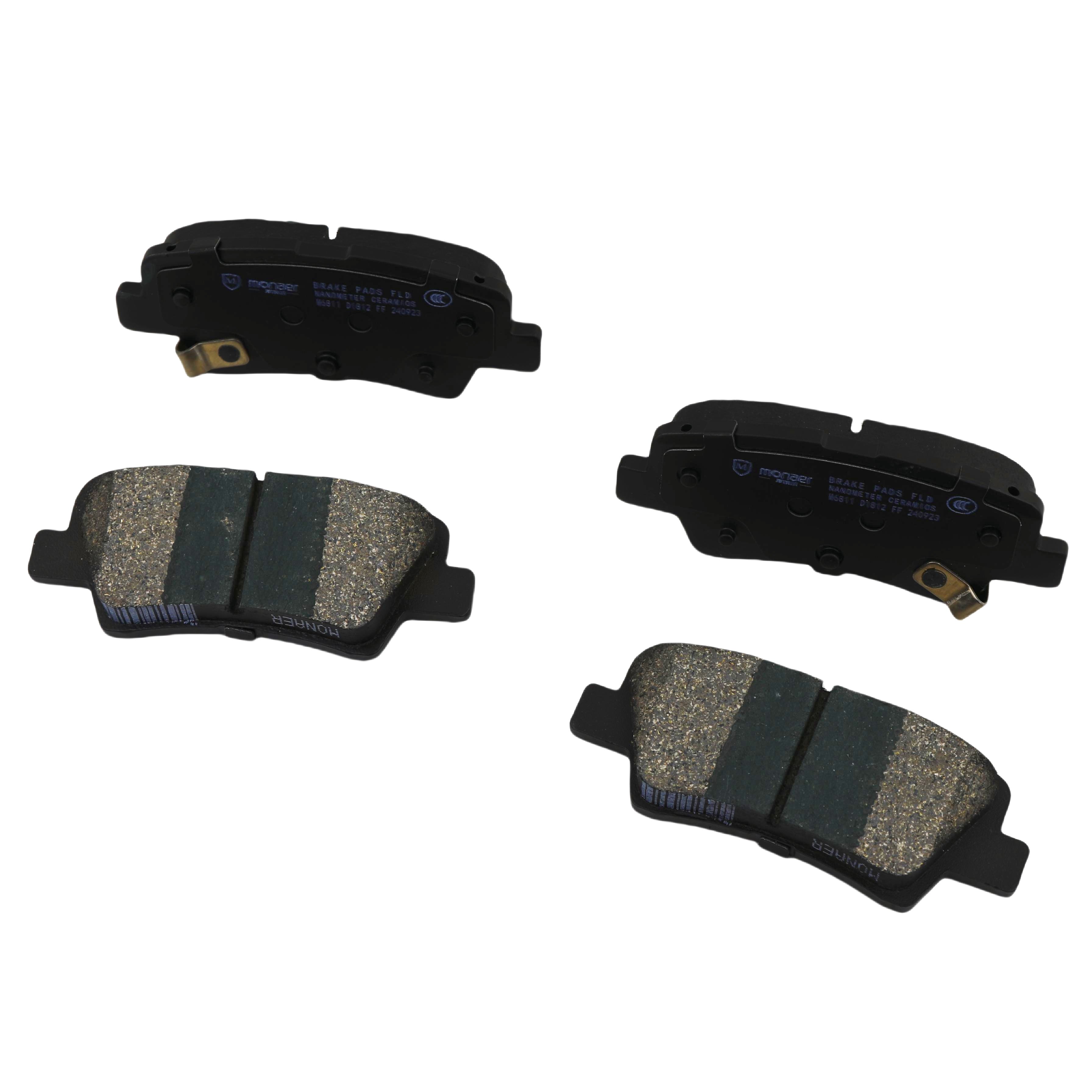 Monaer Brake Pads D1812 Ceramic Front Disc Brake Pad for Kia/Hyundai