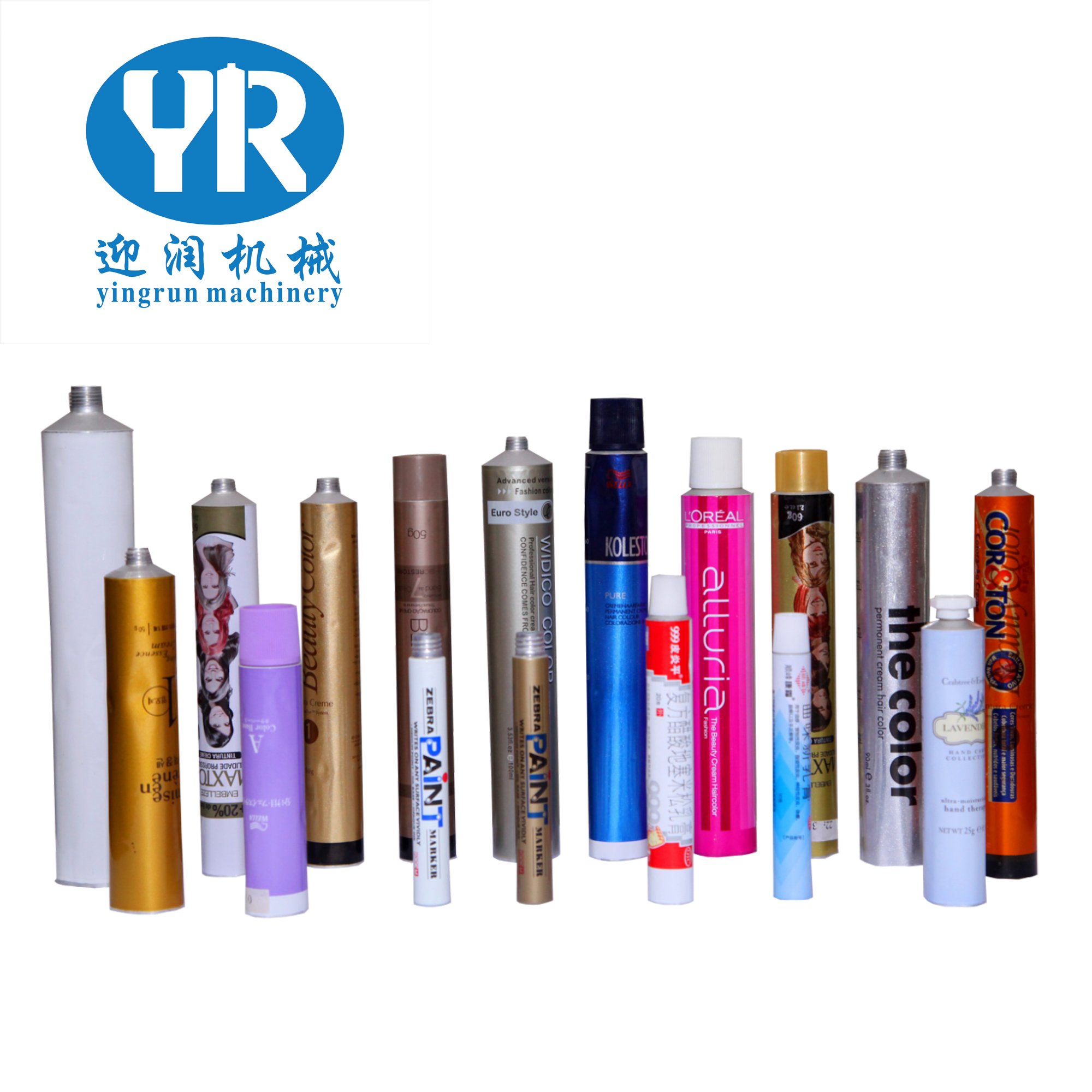 6-COLOR printing press machine for hair dye tubes making machine
