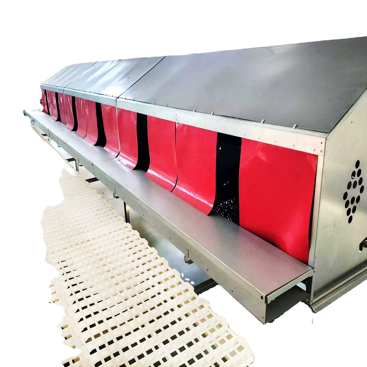 Chicken feeder galvanized food feeder chicken broiler feeding line chicken system