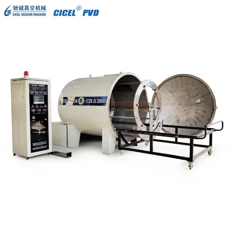CICEL Customized PVD Chrome Vacuum paint making equipment ,Evaporative Aluminized Mirror Coating Machine