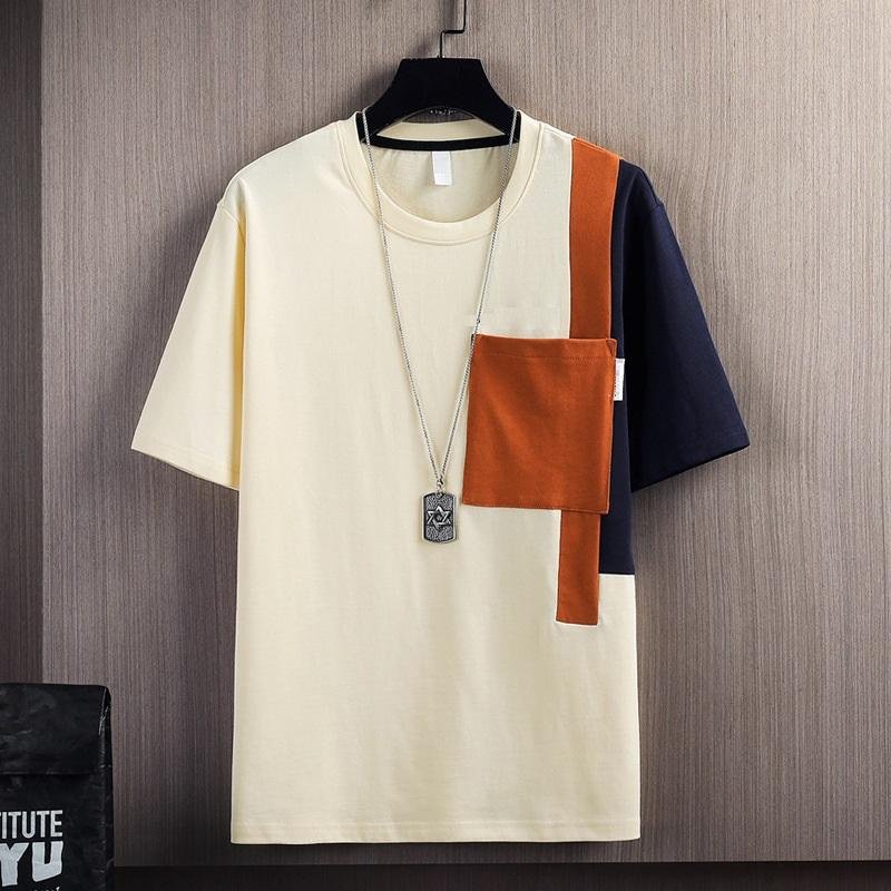 MD449 Dehan Factory T Shirt Logo Blank 100% Organic Cotton Essentials Drop Shoulder Heavyweight T-Shirt for Men