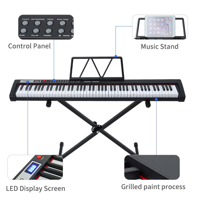 Top Selling Products 2024 Electric Keyboard Musical Instruments Organ Keyboard Instruments piano eléctrico