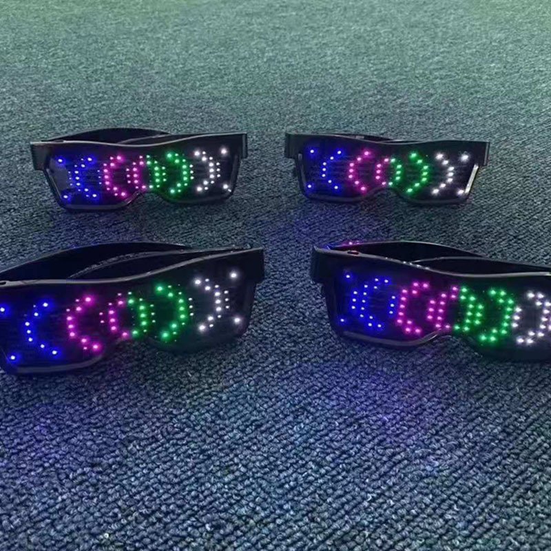2021 New Hot Sale Multicolor Bright LED Glasses Festival LED Glow EL Glasses