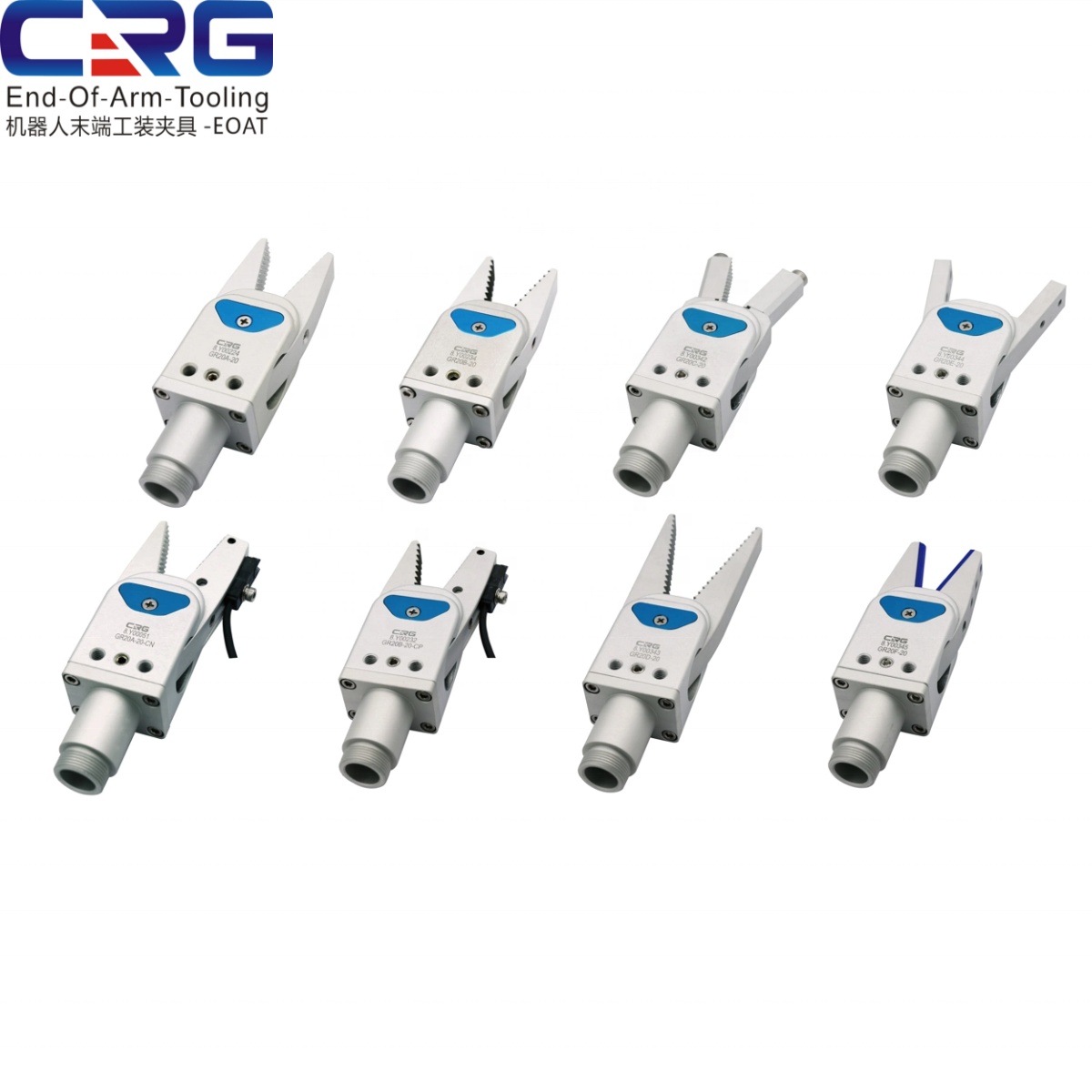 CRG manufacturer sprue gripper for EOAT pneumatic Air Gripper pneumatic clamp Cylinder GRL12A