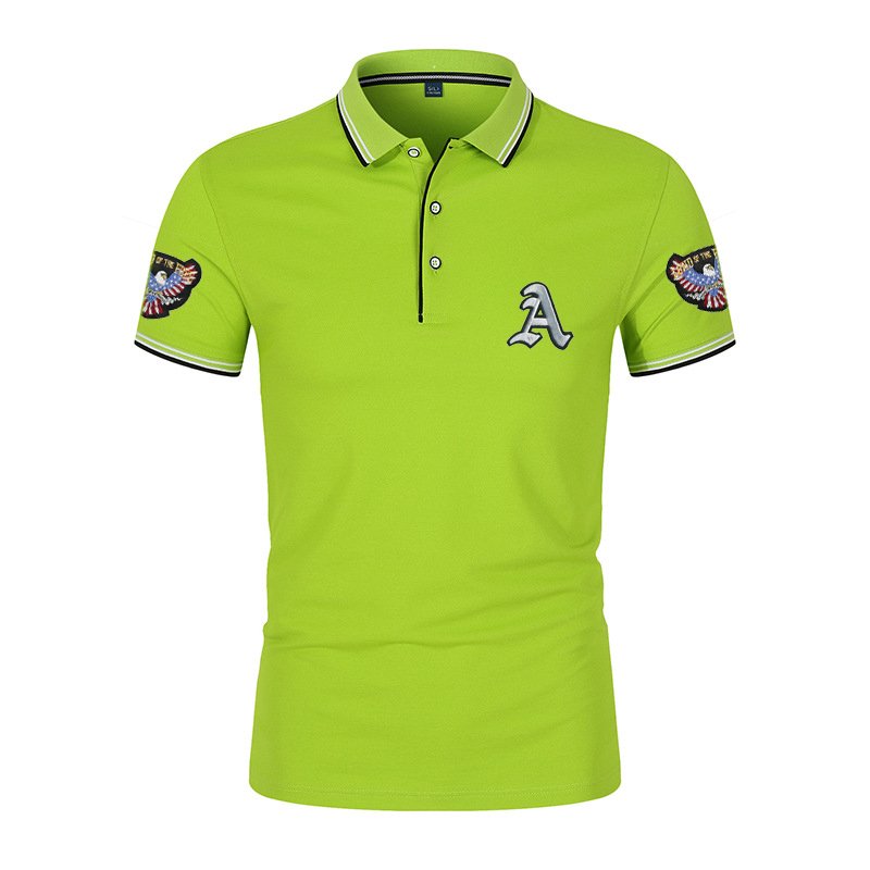Wholesale Custom Logo Embroidery Fit Short Sleeve Plus Size 100% Cotton Golf Polo T Shirt Unisex