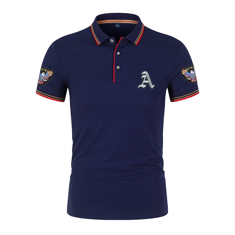 Wholesale Custom Logo Embroidery Fit Short Sleeve Plus Size 100% Cotton Golf Polo T Shirt Unisex