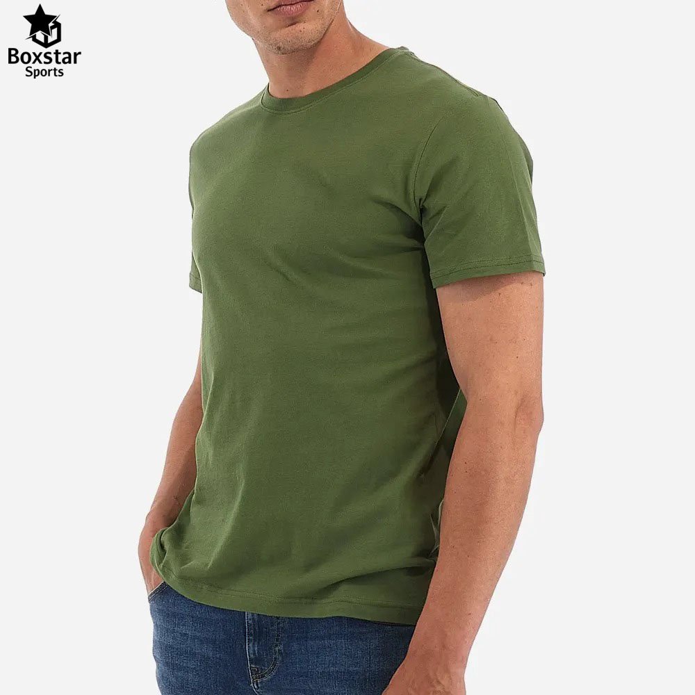 New Arrival Trending Product Bamboo Fiber Round Neck Men T-Shirts Customized Casualwear Summer Clothing Men's T Shirts