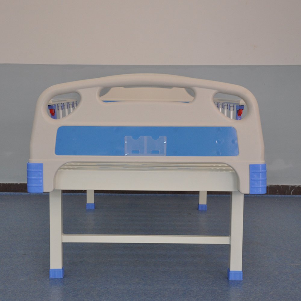 High Quality and Cheap Price Hospital Equipment ABS El-p2 Economic Solid Flat Hospital Bed with the strip steel Plate