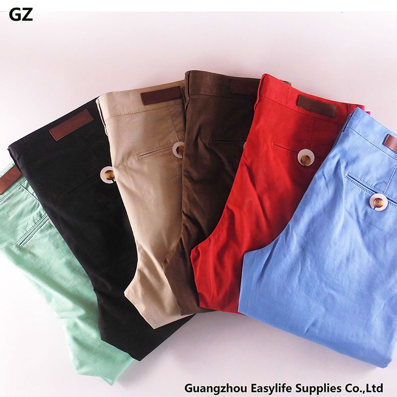 new product 2020 high quality organic cotton men's trousers pants for wholesale