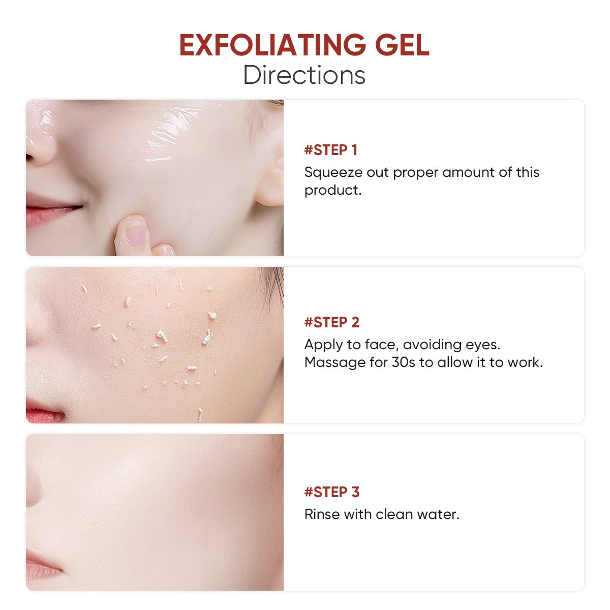 facial products Exfoliating Remove keratin peeling gel deep cleansing brightening oem cleansing gel body cleansing gel