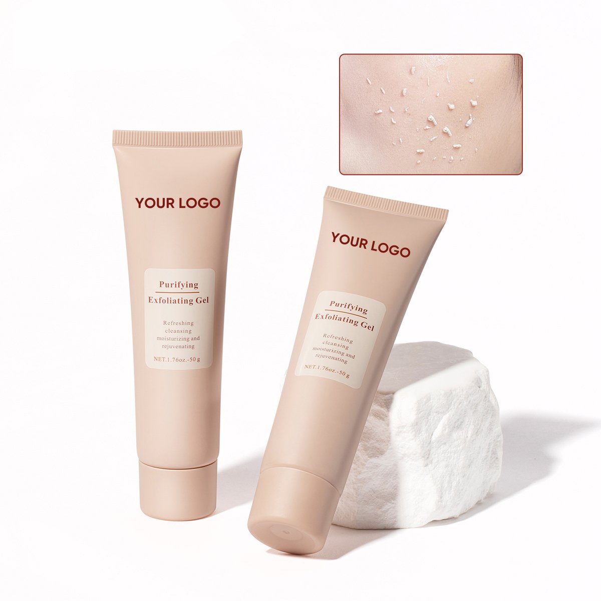 facial products Exfoliating Remove keratin peeling gel deep cleansing brightening oem cleansing gel body cleansing gel