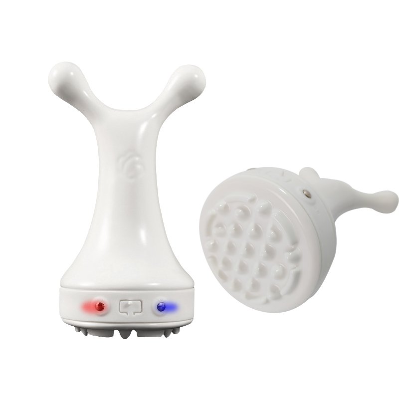 Ceramic Electric Meridians Brush Whole Body Lymphatic Dredge Massager Heat Function Shoulder Back Leg Vibration Pain Relief