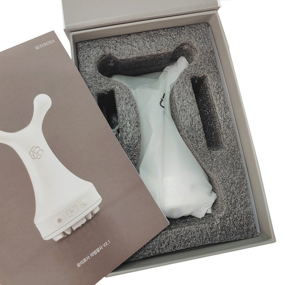 Ceramic Electric Meridians Brush Whole Body Lymphatic Dredge Massager Heat Function Shoulder Back Leg Vibration Pain Relief
