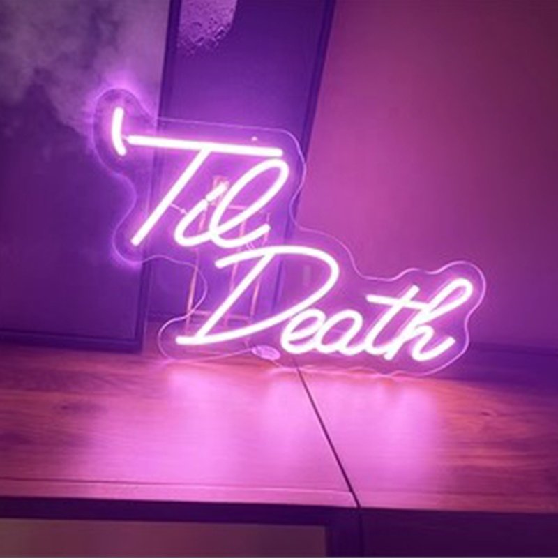 Custom Colorful Neon Lights Flex Neon Signs Acrylic Neon Light Luminous Character Led Signage For Business Or Decoration