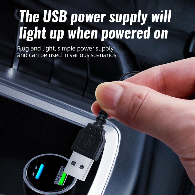 Auto LED Lights 5M Car Ambient Light Interior Car Neon Lamps LED RGB Interior Atmosphere LED Strips Lights