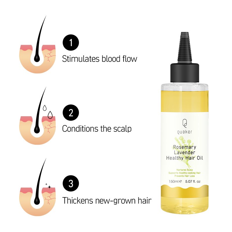 Qquaker Lavender Aceites Para El Cabello Wild Growth Hair Oil Batana Oil For Hair Growth