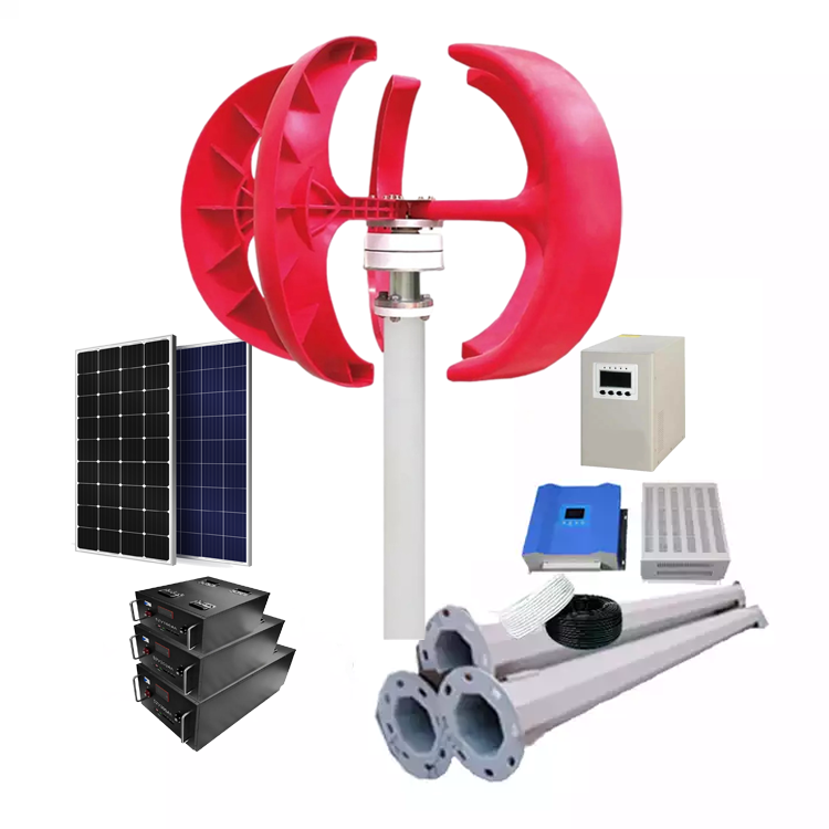 Big Sale Small Vertical Axis Wind Turbine 500W 800W 1KW 2KW 3KW 100KW 12V 24V 48V Windmill Solar Power System For Home Use Sale